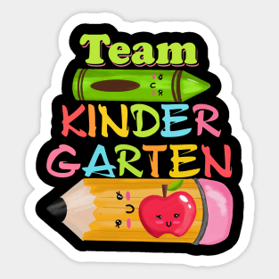 Team Kinder Garten Sticker